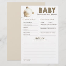Baby voorspelling en adviesgame