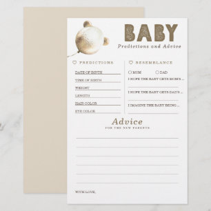 Baby voorspelling en adviesgame