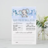 Baby-voorspelling en adviesgame-Baby shower (Staand voorkant)