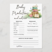 Baby voorspelling en adviesgame informatiekaartje (Voorkant)
