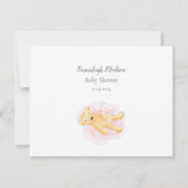 Baby voorspelling meisje Teddy Bear (Achterkant)