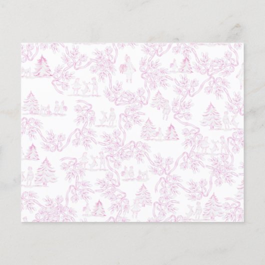 Baby voorspelling roze Baby shower (Achterkant)