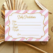 Baby voorspelling van game, hoogte, gewicht, datum informatiekaartje