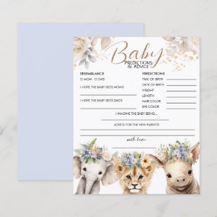 Baby Voorspellingen & Advies Jongen Safari Baby sh