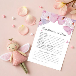 Baby Voorspellingen & Advies Kaart - Fairy Baby sh