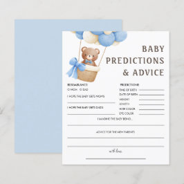 Baby Voorspellingen | Beer Balloon Baby shower Gam