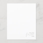 Baby Voorspellingen en advies - Baby Het is buiten Flyer (Achterkant)