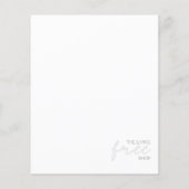 Baby Voorspellingen en advies - Baby Het is buiten Flyer (Achterkant)