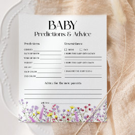 Baby Voorspellingen en Advies Boho Wildflower Show