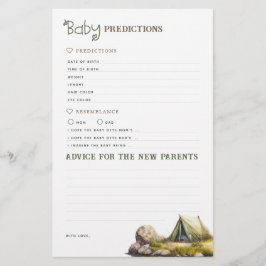 Baby voorspellingen en advies Campsite game