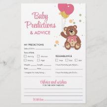Baby Voorspellingen en Advies Pink Teddy Bear Game