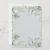 Baby Voorspellingen en advies Teddy Bear Greenery  Kaart (Achterkant)