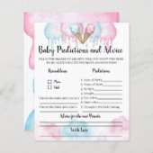 Baby voorspellingen en advies voor een ijsspeeltje (Voorkant / Achterkant)