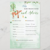 Baby voorspellingen en Baby shower (Voorkant)