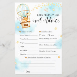 Baby voorspellingen en Baby shower