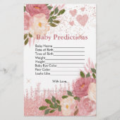 Baby voorspellingen glitz en glam roze glans (Voorkant)