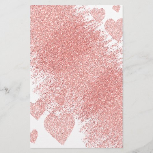 Baby voorspellingen glitz en glam roze glans (Achterkant)