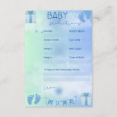 Baby Voorspellingen Informatiekaartje (Voorkant)