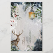 Baby voorspellingen kaart evergreen baby shower (Achterkant)