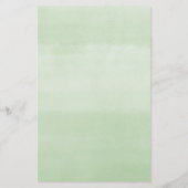 Baby voorspellingen kaart greenery gold (Achterkant)