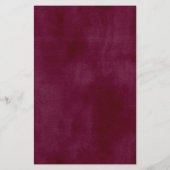 Baby voorspellingen kaart herfst baby shower (Achterkant)