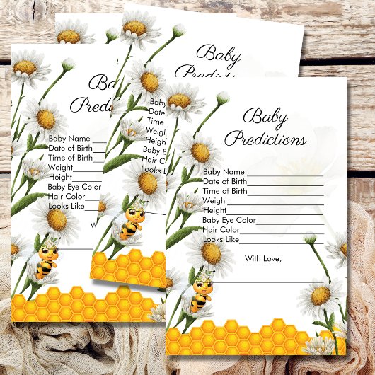 Baby voorspellingen Mama to Bee Honeycomb Daisy