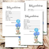 Baby voorspellingen Oh Boy Beer ballon Eucalyptus