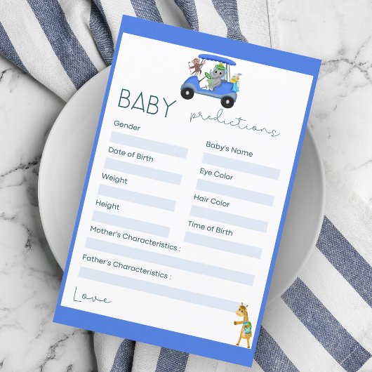 Baby Voorspellingen Olifant & Monkey Golfdouche