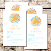 Baby voorspellingen retro boho zon hier komt de zo