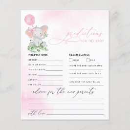 Baby Voorspellingen Schattigee Elephant Shower Gam