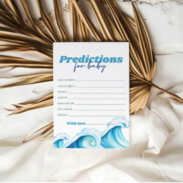 Baby Voorspellingen van Baby showers aan boord voo Kaart