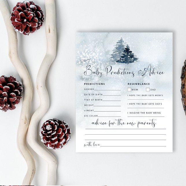 Baby voorspellingen winterspelen baby shower (Creator heeft geüpload)