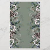 Baby voorspellingskaart winterbaby shower (Achterkant)