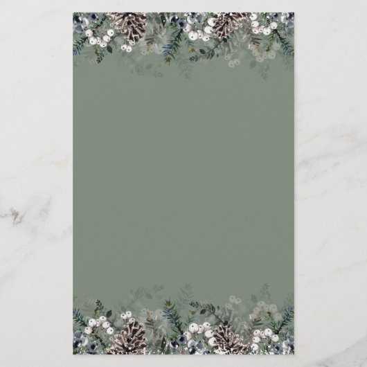 Baby voorspellingskaart winterbaby shower (Achterkant)