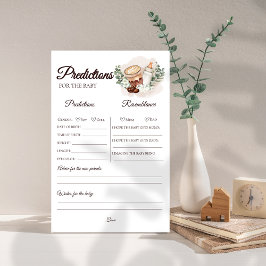 Baby voorspelt het Baby shower van koffie