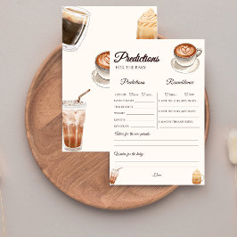 Baby voorspelt het baby shower van koffie