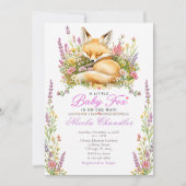 Baby Vos Baby Shower Kaart (Voorkant)