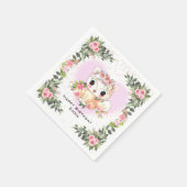 Baby Vos | Gepersonaliseerd Servet (Hoek)