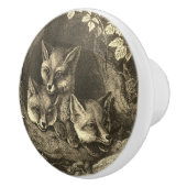  baby vossenbos keramische knop (Rechts)