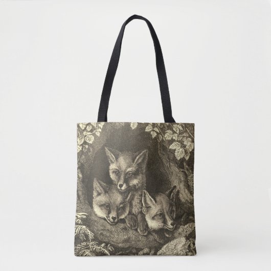 baby vossenbos tote bag (Voorkant)