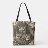  baby vossenbos tote bag (Achterkant)