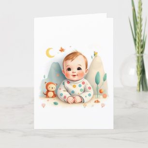 Baby Vouwkaart Kaart