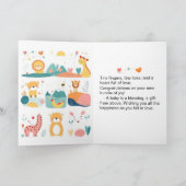 Baby Vouwkaart Kaart (Binnen)