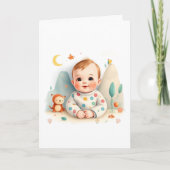 Baby Vouwkaart Kaart (Voorkant)