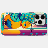 Baby-vredesontwerp met aangepaste naam Case-Mate iPhone case (Achterkant (horizontaal))