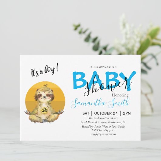 Baby Vrij Oerwoud Aankondiging (Staand voorkant)