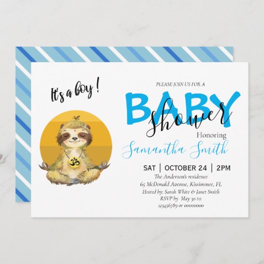 Baby Vrij Oerwoud Aankondiging (Voorkant / Achterkant)