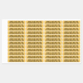 Baby Waarschuwing Honey Jar Deksel Veiligheidslabe Labels (Vel)