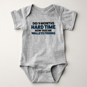 Baby Walleye Vist Jersey Bodysuit Shirt