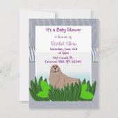 Baby Walrus Baby shower Uitnodiging (Voorkant)